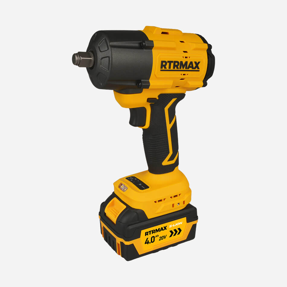 RTRMAX RTS5032HP KÖMÜRSÜZ AKÜLÜ SOMUN SIKMA 850NM 20V 2x4 AH AKÜ+RTS5008 SLION HPOWER